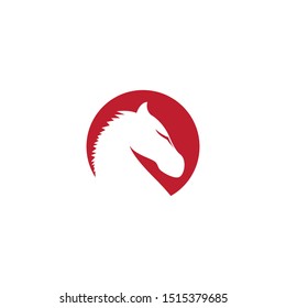 Horse Logo Template Vector illustration design