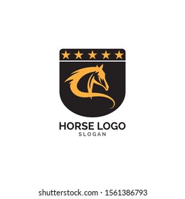 Horse Logo Template Vector illustration design