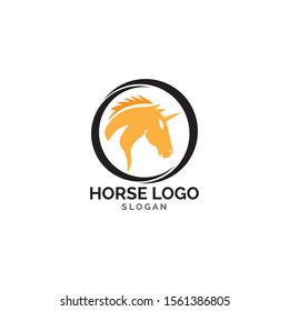 Horse Logo Template Vector illustration design