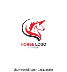 Horse Logo Template Vector illustration design