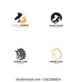 Horse Logo Template Vector illustration design