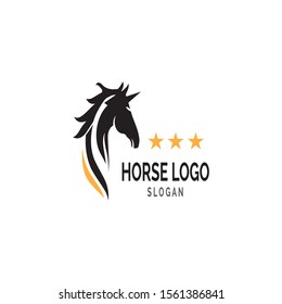 Horse Logo Template Vector illustration design