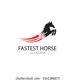 Horse Logo Template Vector illustration design