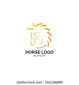 Horse Logo Template Vector illustration design
