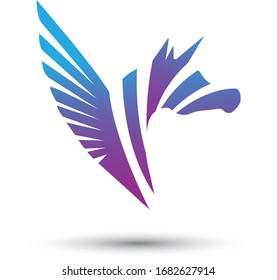 horse logo template horse vector illustration isolated