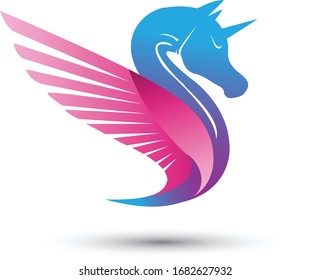 horse logo template horse vector illustration isolated