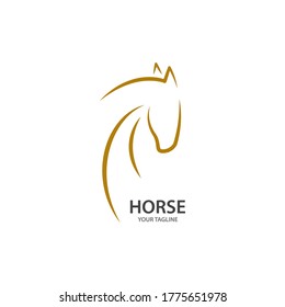 Horse Logo Template Vector illustration design