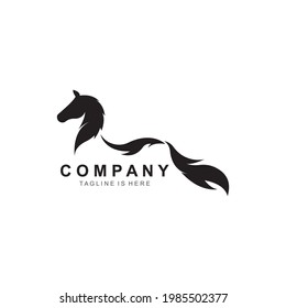 Horse Logo Template Vector illustration design