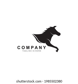 Horse Logo Template Vector illustration design