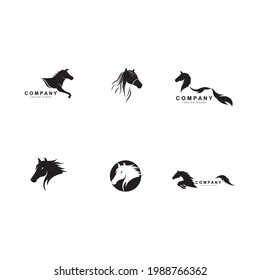 Horse Logo Template Vector illustration design