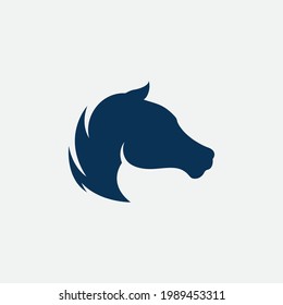 Vorlage für das Logo für Pferde Vektorgrafik-Design