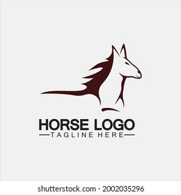 Horse Logo Template Vector illustration design
