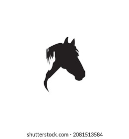 Vorlage für das Logo für Pferde Vektorgrafik-Design