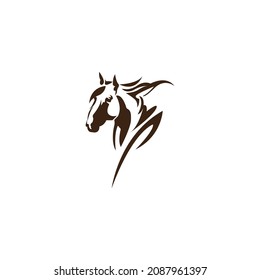 Horse Logo Template Vector illustration design