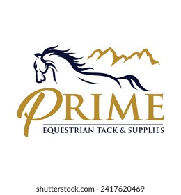 Horse logo Template  Vector. Race Horse Illustration vector