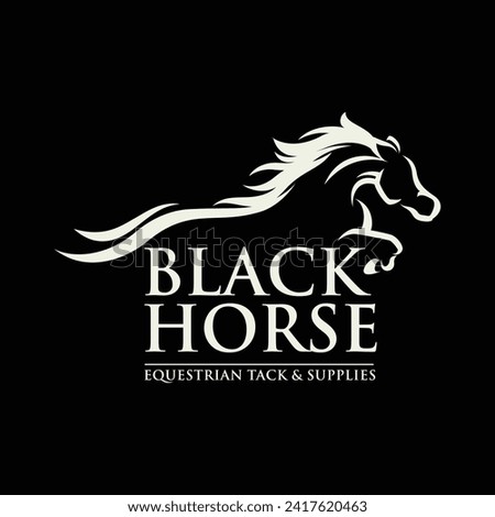 Horse logo Template  Vector. Race Horse Illustration vector