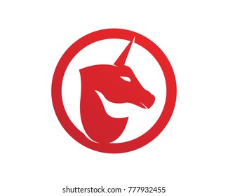 Horse Logo Template Vector symbols animals icons app