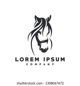 horse logo vector