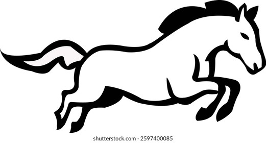 Horse logo vector art design