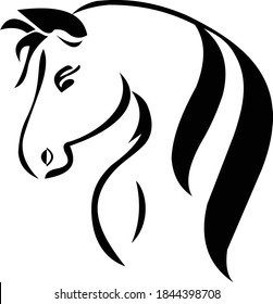 Horse Logo, Horse vector, black Horse Logo, Horse design,