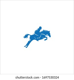 Plantilla de diseño vectorial de logotipo de caballo