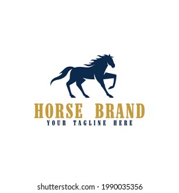 horse logo vector design logo template