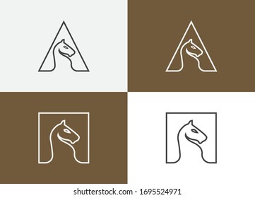Horse Logo vector icon