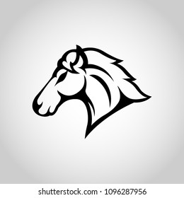 Horse logo vector icon design