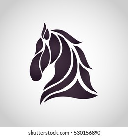 Horse logo vector icon design
