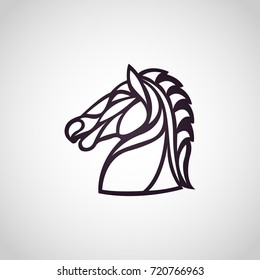 Horse logo vector icon design
