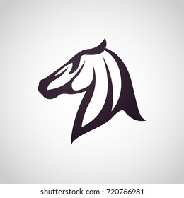 Horse logo vector icon design