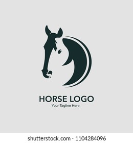 Horse logo. Vector illustration