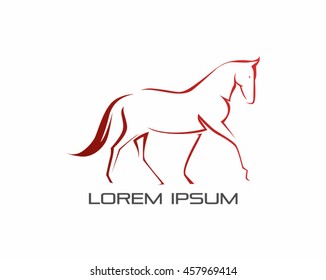 Horse Logo Vector illustration