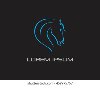 Horse Logo Vector Illustration