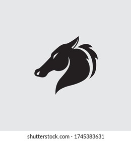 HORSE LOGO Vector Diseño de iluminación
