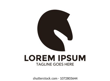 horse logo. vector illustration. icon. template