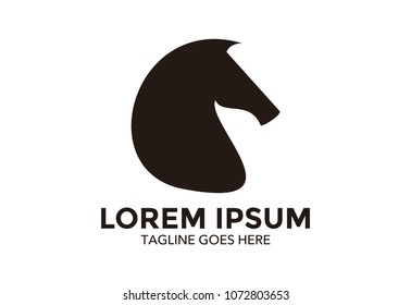 horse logo. vector illustration. icon. template