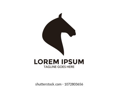horse logo. vector illustration. icon. template