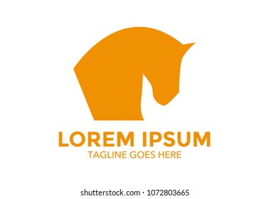 horse logo. vector illustration. icon. template