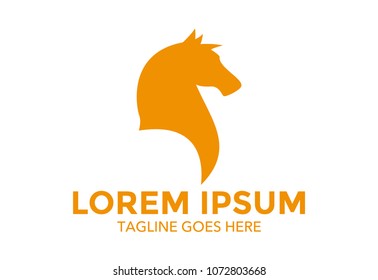horse logo. vector illustration. icon. template