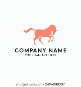 Logotipo de caballo Ilustración vectorial Plantilla