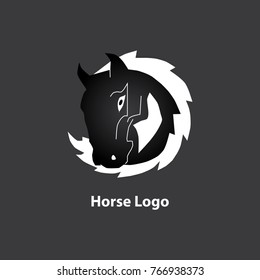 Horse Logo Vector Template Design