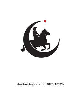 Ilustración de vectores de logotipo de caballo