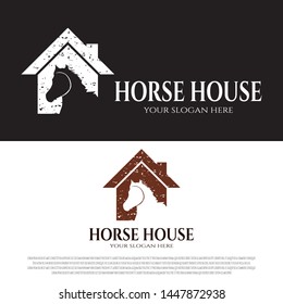 horse logo. wildlife animals for horse racing sports. championship. head horse sign or symbol. vector illustration elements
