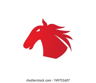 Horse logos template symbols