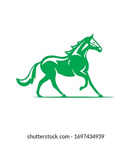 Design-Vorlage für die Vektorillustration von Pferdelogos