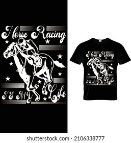 HORSE LOVER GRAPHIC TEES .Horse t shirt and mug design vector illustration. Life is Better With A Horse.Printable Sublimation Design.
