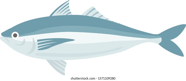 Horse mackerel Illustration.
Illustration of fish.