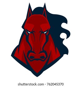 Horse Mascot Logo