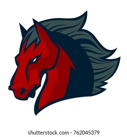 Horse Mascot Logo